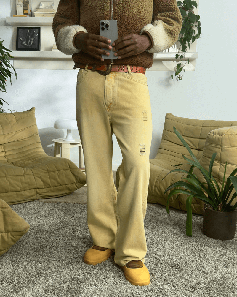 Onalya™ |Red Bootcut Trousers