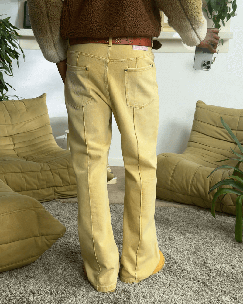 Onalya™ |Red Bootcut Trousers