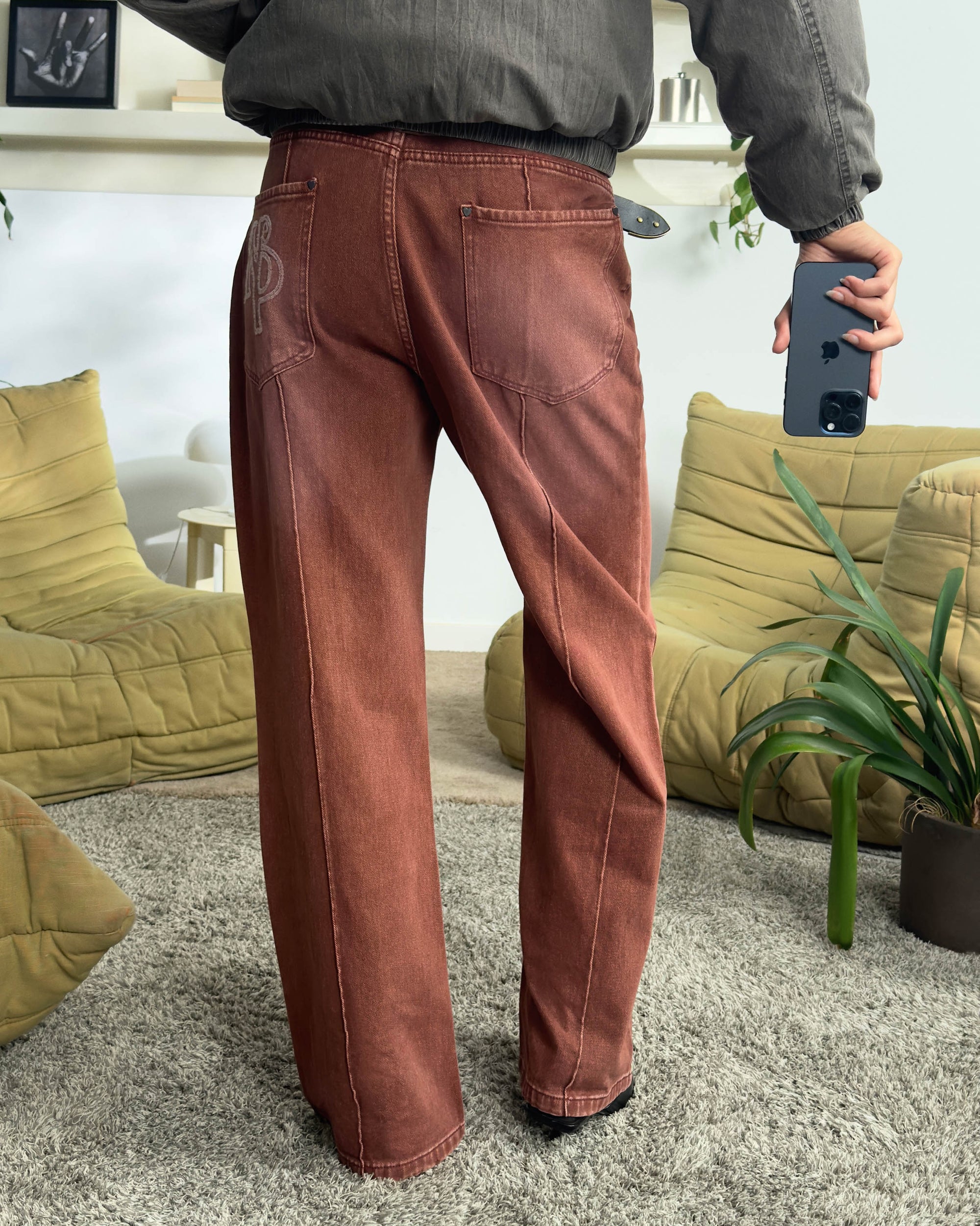 Onalya™ |Red Bootcut Trousers