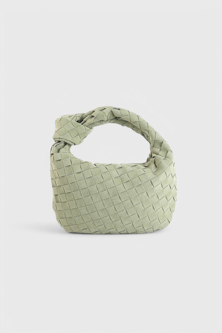 Remi Mini Woven Knot Detail Handbag