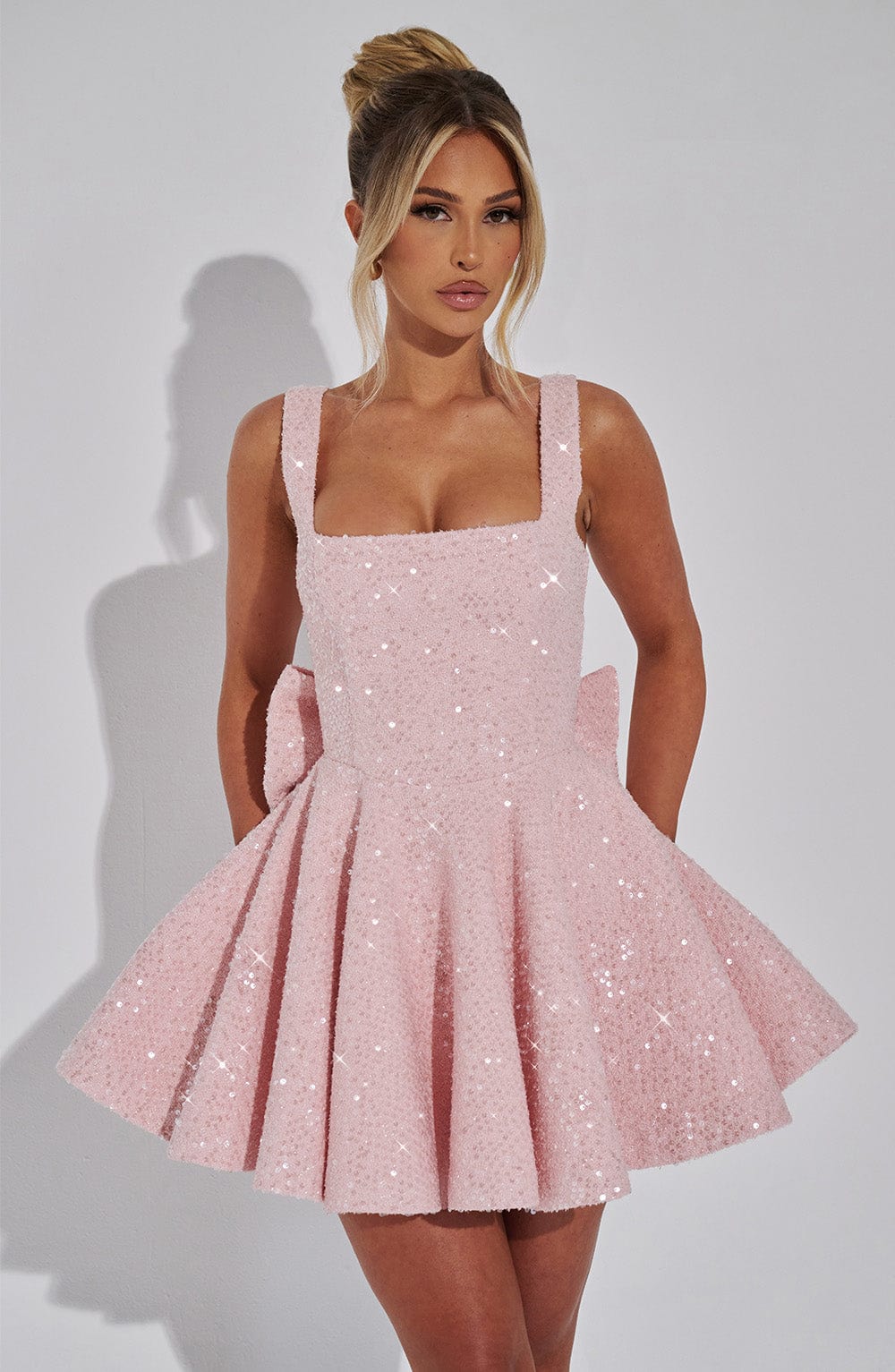 Luniva™ | Bow Tie Mini Dress
