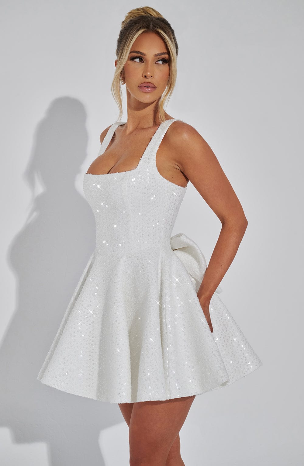 Luniva™ | Bow Tie Mini Dress
