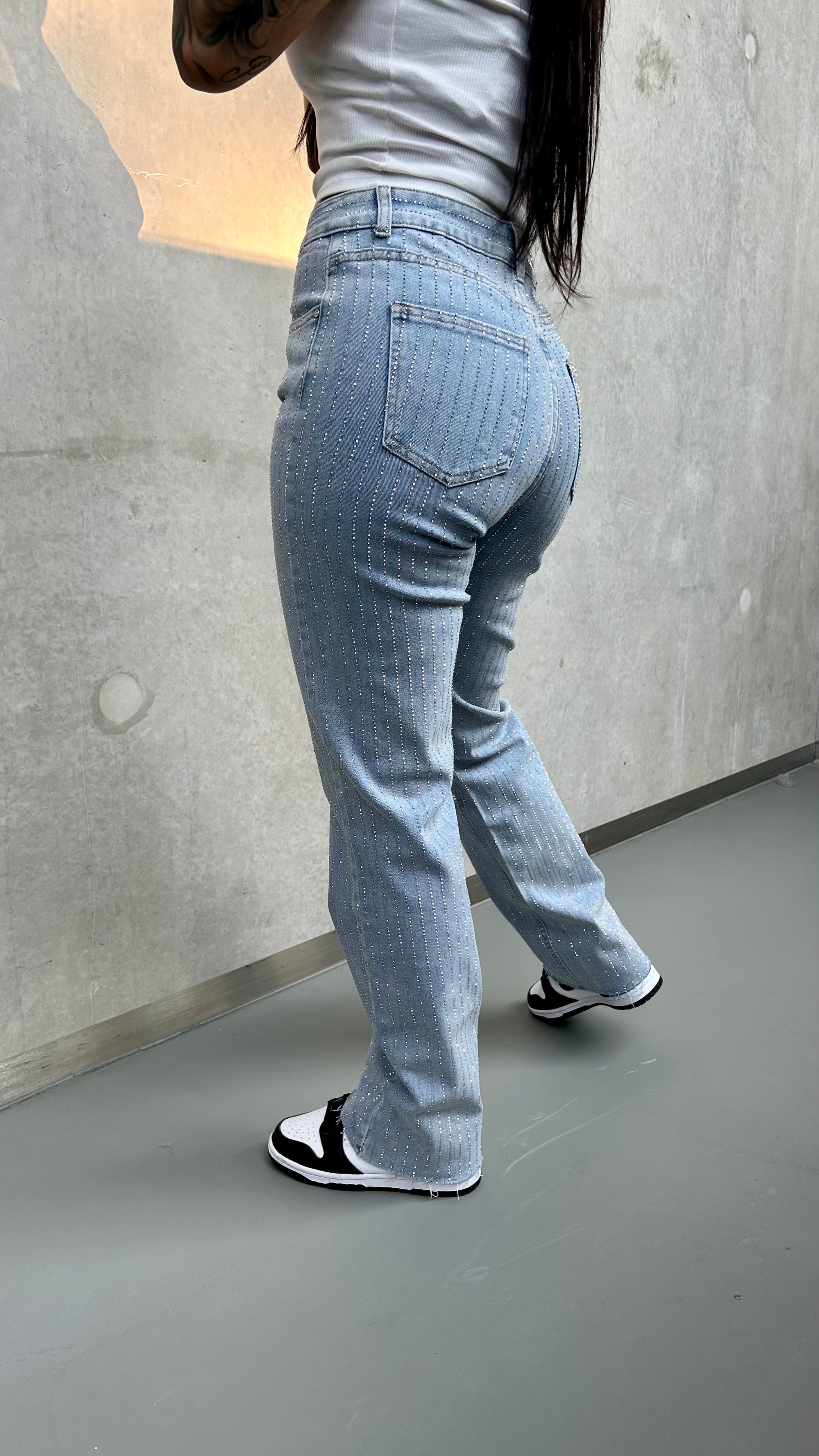 Zelira™ | Rhinestone Jeans